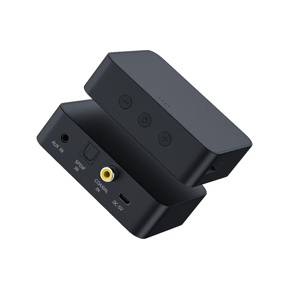 Bluetooth Tv Transmitter 5.0 With Optical Aux Coaxial, Volume Control, Tf Card Playback For Headphones 9113335642904