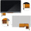 LCD Screen Replacement Clear HD Display  Part for PSP 3000 Console 3