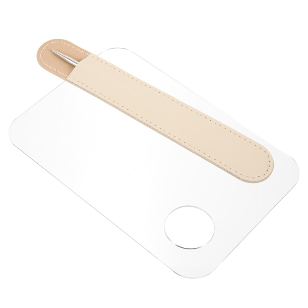 Makeup Mixing Palette with Cosmetic Spatula Set for Foundation and Nail Art, Hygienic Reusable Tools