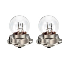 Motorcycle Headlight Bulb P26S 12V 25W Halogen Warm White Anti Vibration Universal Fit 2pcs