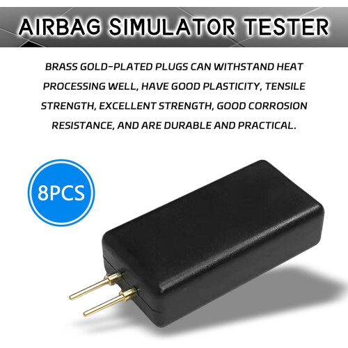 8PCS Universal Airbag Simulator Tester SRS Diagnostic Tool for Quick Fault Detection and 1