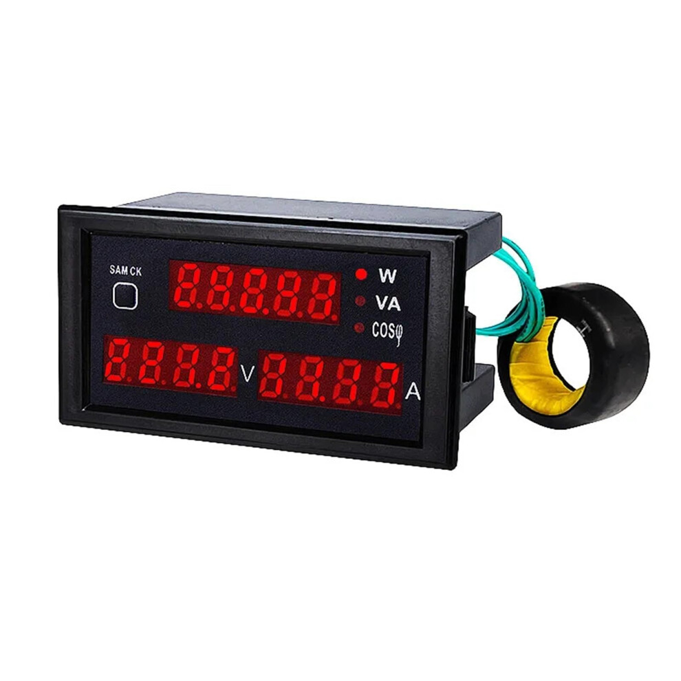 Dl692048 Ac Digital Voltmeter Current Power Meter 80300V Realtime Voltage And Energy Tracking 9070919854569