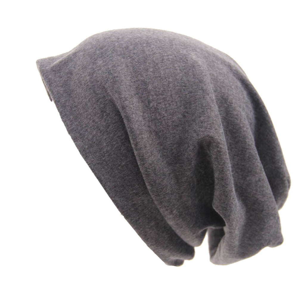 Unisex Cotton Stretch Knit Beanie Sleep Cap â Breathable Fabric for Hair Loss and YearRound Comfort