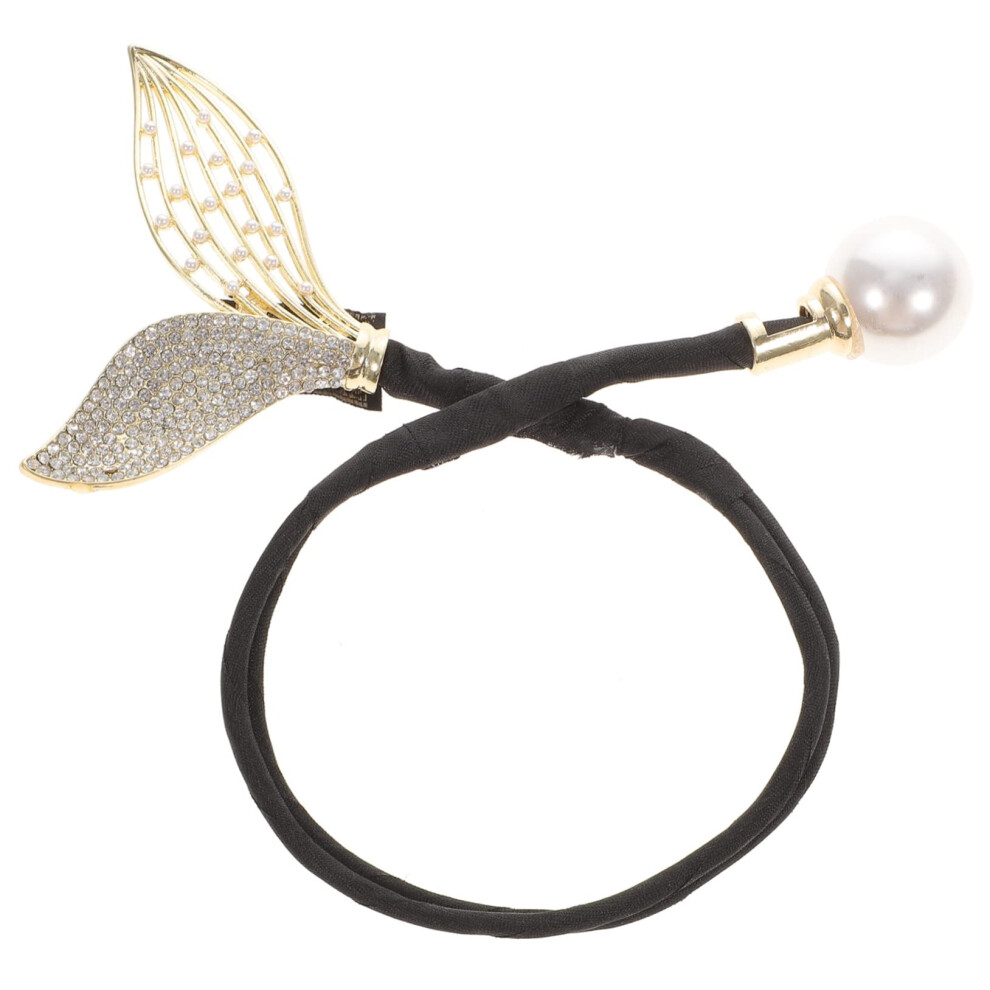 Hair Bun Maker for Thick Long Hair with Elegant Rhinestone Design, Quick Styling and Secure Hold