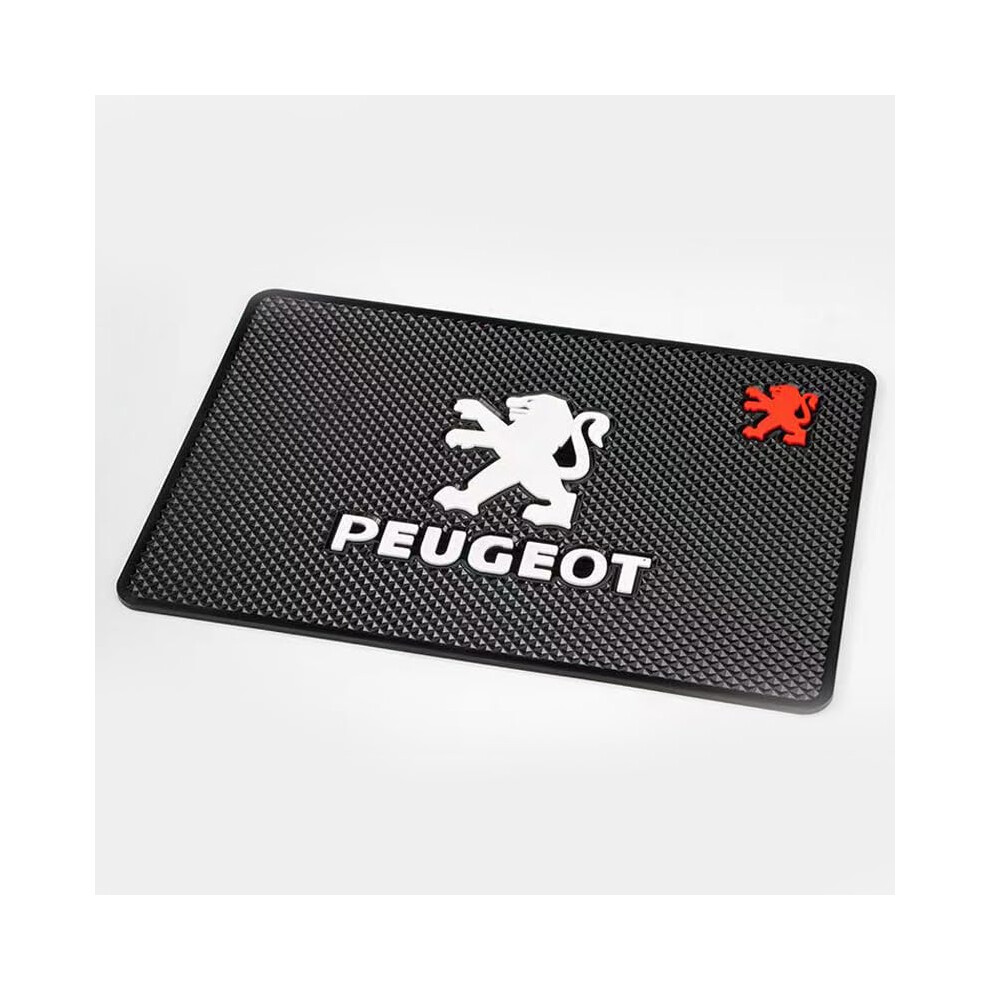 Car Dashboard Antislip Mat Pvc Pad For Phones Keys Sunglasses For Peugeot Rifter Universal Washable 9174973352396