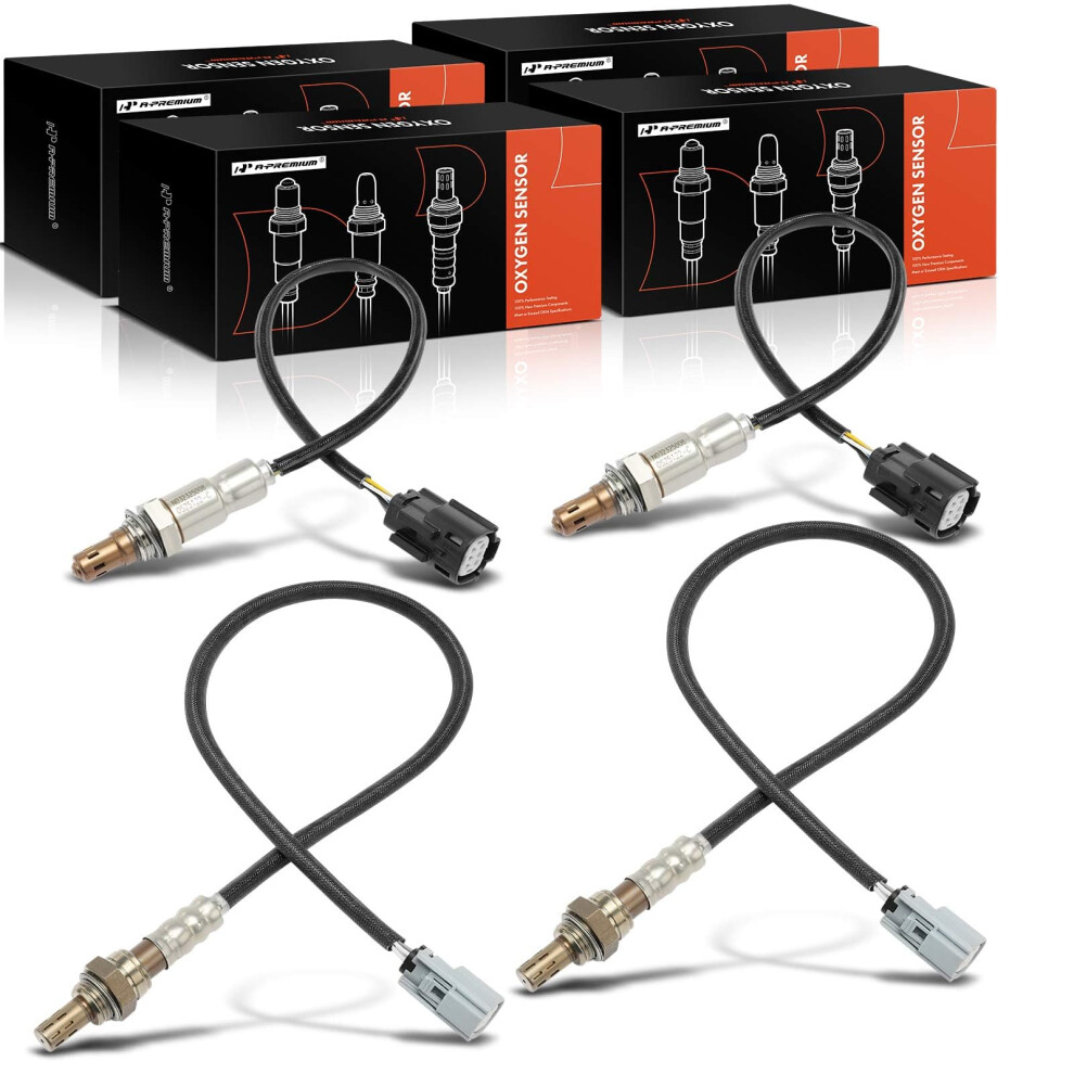 Oxygen Sensor 4Pc Set Upstream Downstream Heated For Ford Explorer Edge Taurus Flex Lincoln Mkx Mkt Continental 9070919855122