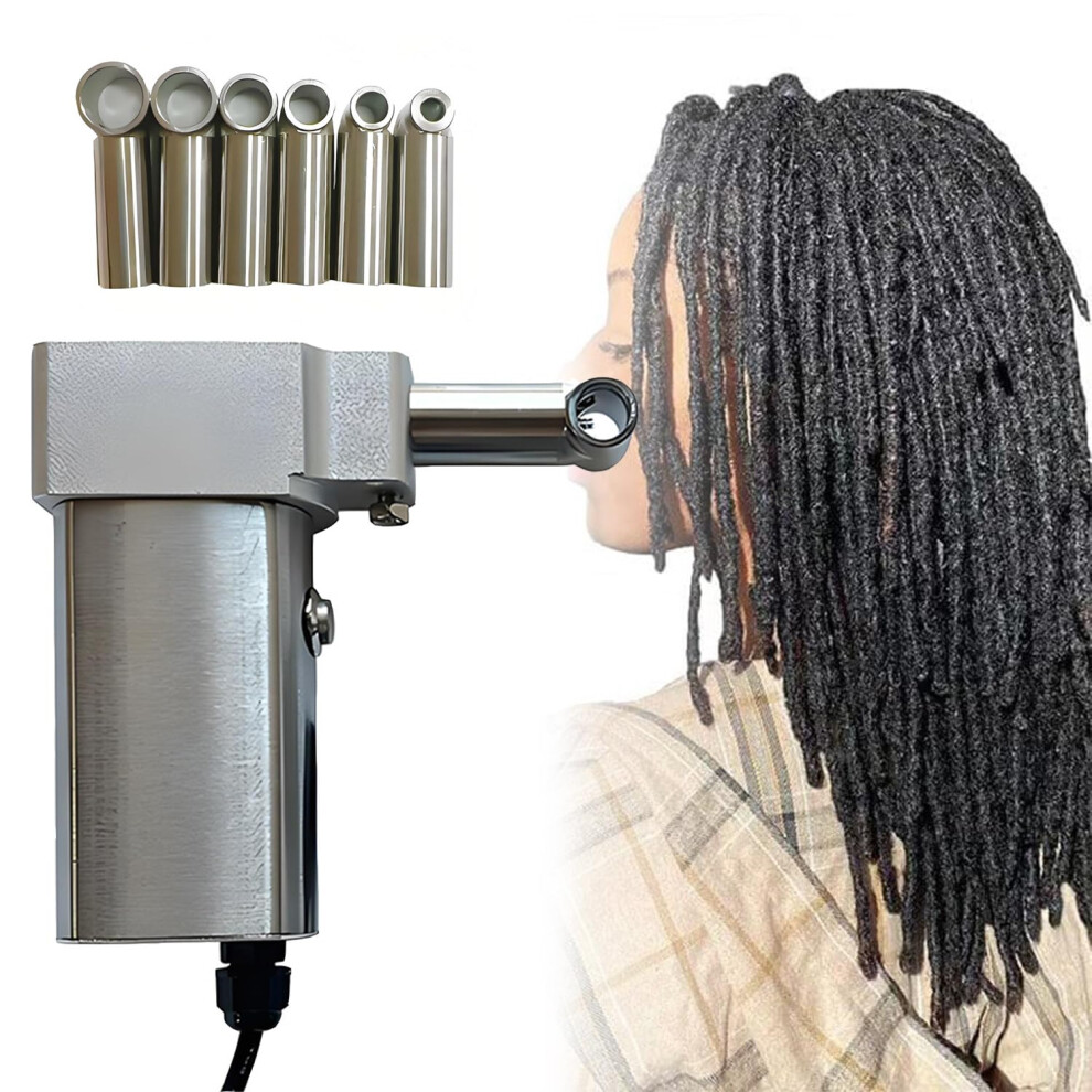 Unisex Automatic Dreadlock Machine With Adjustable Head Sizes, 7 Speeds, Complete Styling Kit