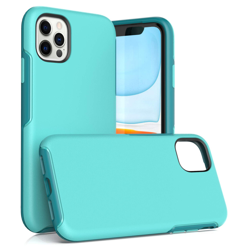Shockproof Case For Iphone 11 Pro Max Aqua 6.5 Inch Slim Lightweight Antidrop Cover With Raised Edge Protection Blue 9044945288131