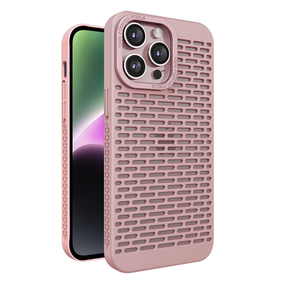 Case With Full Body Protection, Heat Dissipation, Camera Guard, Slim Antifingerprint For Iphone 15/15 Plus Pink 9044945289022
