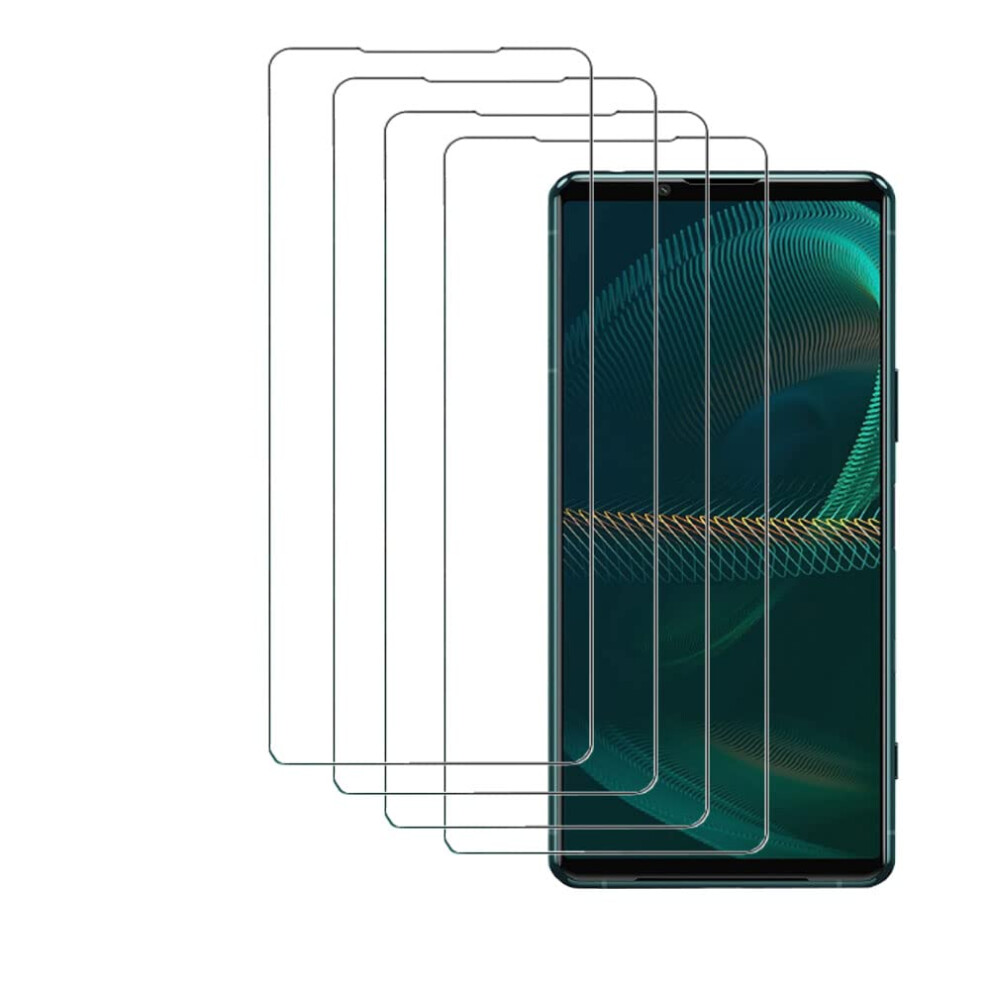 Tempered Glass Screen Protector 4 Pack For Sony Xperia 5 Iii, 9H Hardness, Antiscratch, Bubble Ultra Clear 9174973355052