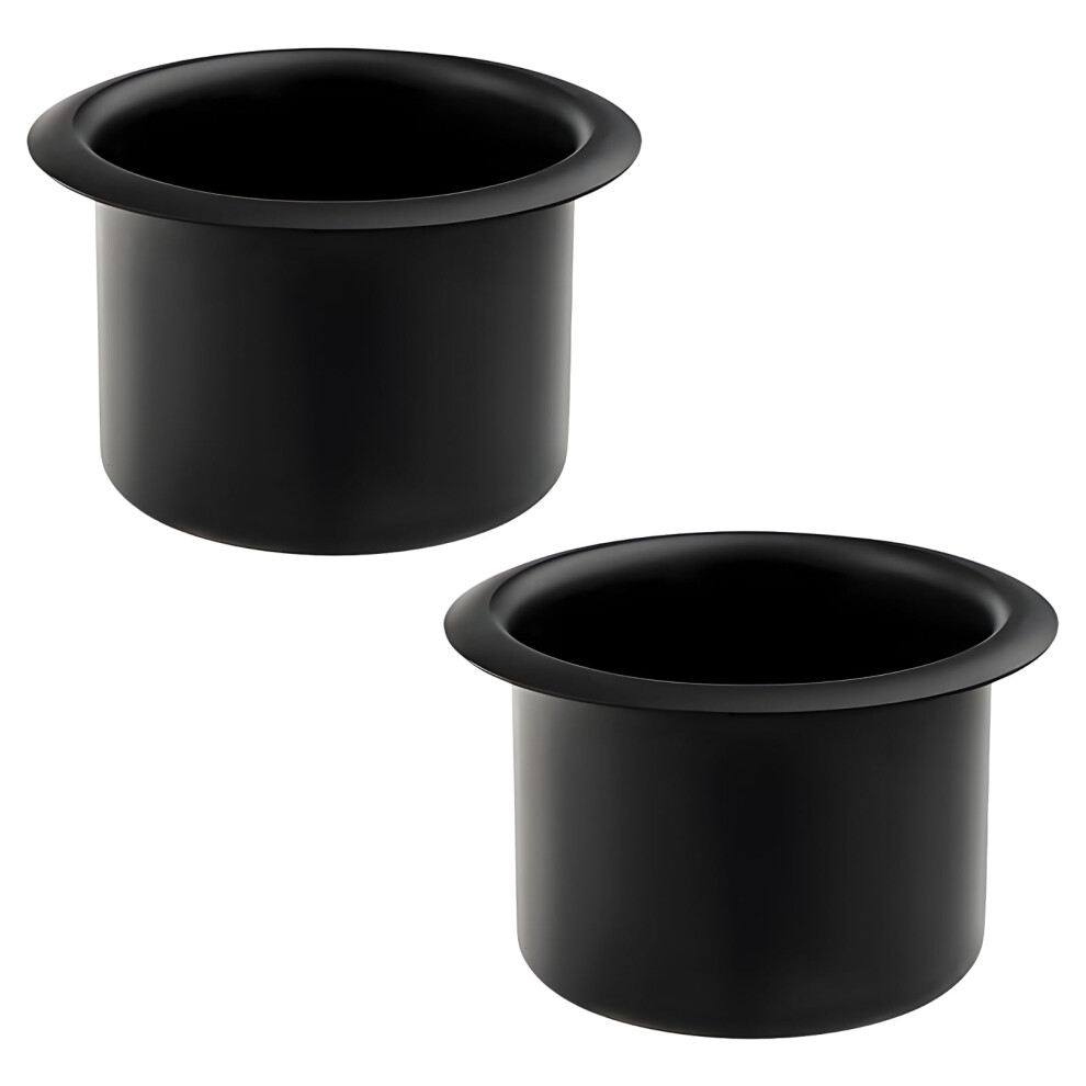 2 Pcs Aluminum Cup Holder Insert, Spillproof Drink Storage For Car Rv Boat Sofa Recliner Poker Table 9070919856327