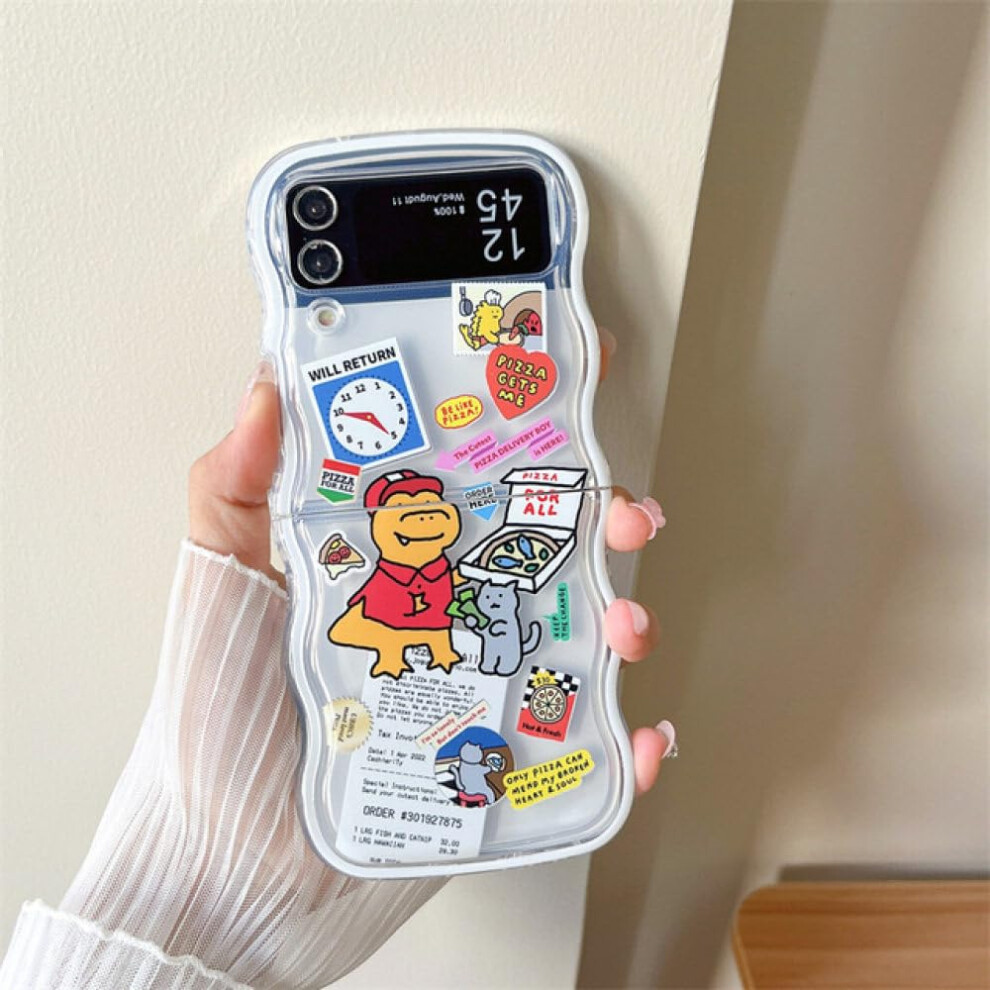 Case For Samsung Galaxy Z Flip 3 With Raised Edge Protection And Removable Wrist Lanyard, Slim Foldable Cover 9044945289930