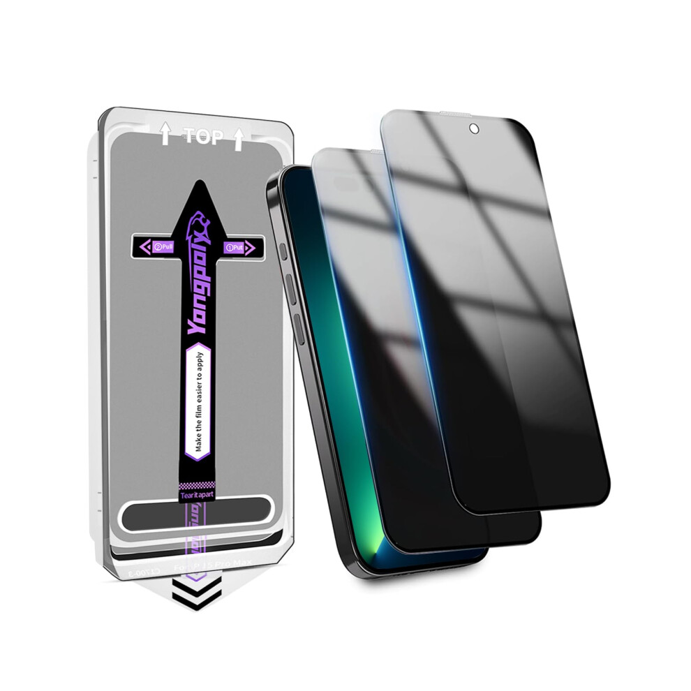 Tempered Glass Screen Protector OneâClick Dust Removal Hd Clear AntiâFingerprint For Iphone 13 14 9044945290097
