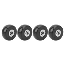 4pcs Replacement Luggage Wheels PVC Silent Low Noise Easy Screw Install Durable for Travel