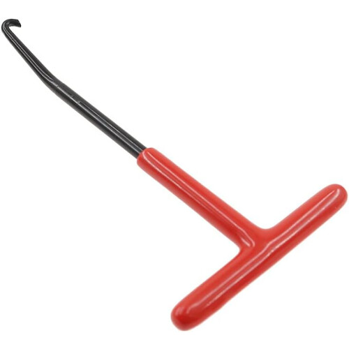 Motorcycle Exhaust Spring Hook Tool with Ergonomic THandle, Rustproof Matt Black for Scooter Bicycle 1