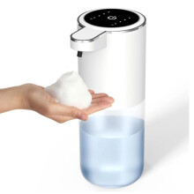 Automatic Foam Soap Dispenser USB Rechargeable with Four Foam Levels and Infrared Sensor for Home Office