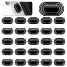 30 Pcs Car Door Noise Stopper Pads, SelfAdhesive Silicone Bumpers for Noise Reduction and Impact Absorption, Universal Fit