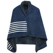 Fluffy Wearable Blanket for Women Large Blue Throw Blanket Instant Warmth Easy Wash