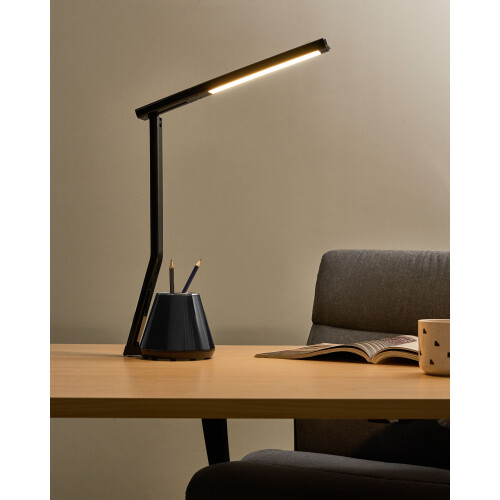 Beliani LED Desk Lamp DENEB with Dimmer Black 1