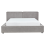 Beliani Waterbed Fabric LINARDS 160 x 200 cm (EU King) Grey 4