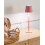 Beliani Table Lamp POMBEIRO Metal Pastel Pink 2
