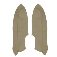 Beige Synthetic Leather Front Door Armrest Cover Pair for Honda Civic 20062011 Sedan
