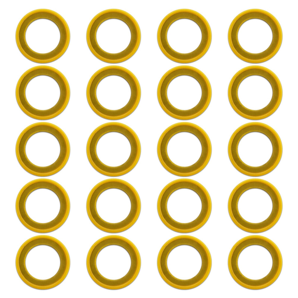 Gearcase Drain Plug Seal Washer 20Pack Leakproof Saltwater Resistant For Mercury Outboards 9113335649811