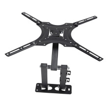 Adjustable Tilt TV Wall Mount Bracket Heavy Duty Steel for Flat Screen with Rotating Design