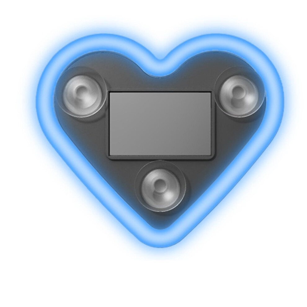 Heartshaped Led Car Ambient Solar Powered Ip65 Waterproof Romantic Decoration Lamp Light 9113335650091