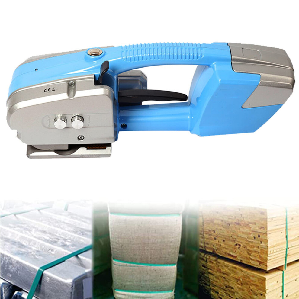 Electric Strapping Tool With Automatic Tension And Cutting, Cordless Battery Powered Strapping Kit 9174973365785