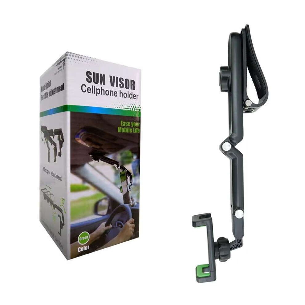 Car Phone Holder Sun Visor Mount With 360 Flexible Adjustment And Universal Car Compatibility 9113335650220