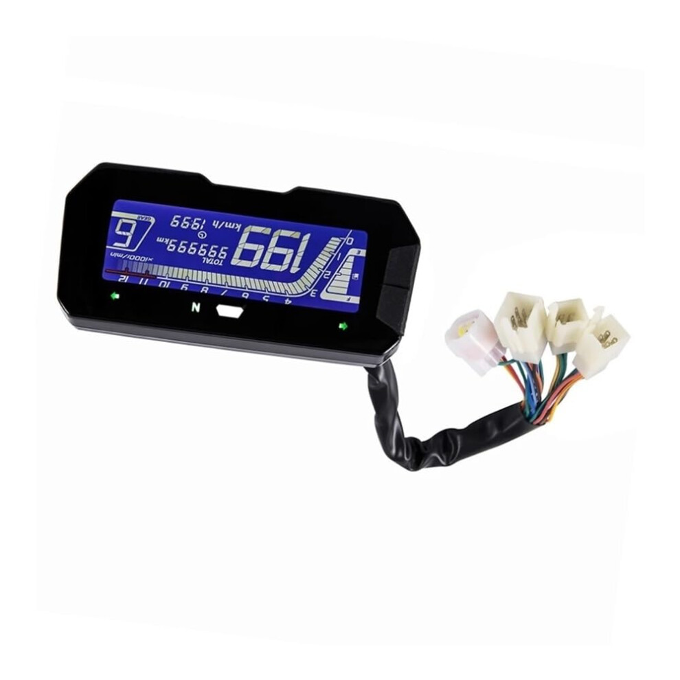 Universal Motorcycle Digital Speedometer Tachometer With Backlight For Realtime Engine Monitoring 9113335650374