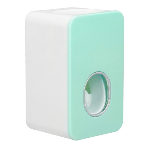 Automatic Toothpaste Dispenser Wall Mounted Holder with Adjustable Control for Mess Family Use Green