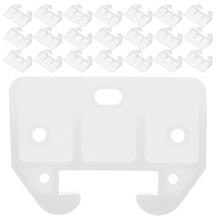 25Pcs Plastic Drawer Rail Guides For Cabinet Furniture Wardrobe