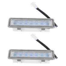 2Pcs Energy Efficient LED Hood Light Bulbs Silver for Range Hood Use
