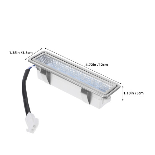 2Pcs Energy Efficient LED Hood Light Bulbs Silver for Range Hood Use 1