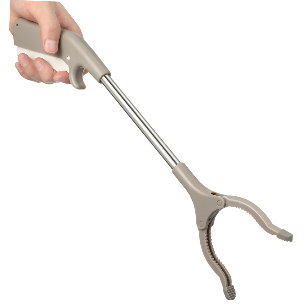 Trash Grabber Tool with Long Reach and Ergonomic Grip for Outdoor Cleaning and Litter Picker
