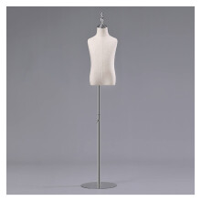 Adjustable Child Dress Form for Sewing with 360 Rotating Head and Stable Metal Base for Display