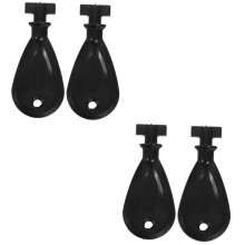 2 Sets Paper Towel Dispenser Key and Toilet Paper Dispenser Key Universal Black Replacement Set
