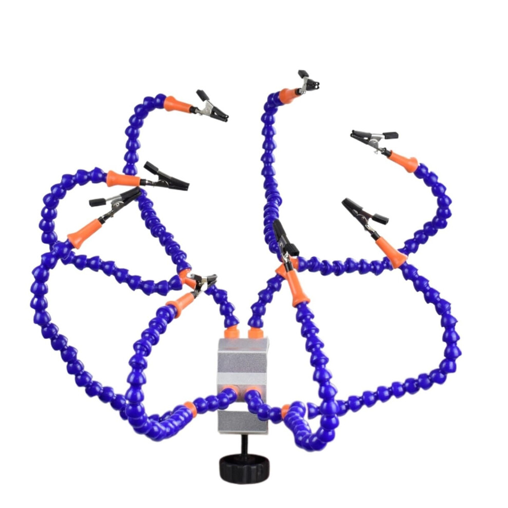 Helping Hands Soldering Tool With 360 Rotating Clips, Magnifier And Led Light For Pcb And Jewelry 9044945303186