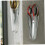 Wall Mounted Scissor Holder 2pcs Acrylic Tool Organizer Self Adhesive Space Saving Kitchen Rack 5