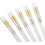 Ceramic Chopsticks Set 5 Pairs Reusable Bone Porcelain Dishwasher Safe with Elegant Wave Pattern 2