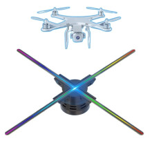 3D Hologram Fan 15.74 Inch LED Holographic Display Projector for Business Advertising Promotion