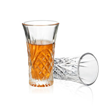 2 Pack Heavy Base Shot Glasses 2.2oz Tequila Whiskey Cordial Glasses Dishwasher Safe