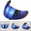Motorcycle Helmet Visor Blue Full Face Shield for K3 K4 Sun Protection Durable Replacement 2