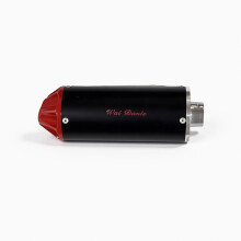 Motorcycle Exhaust Muffler Silencer 28mm for 70cc125cc Dirt Bike with Noise Reduction and Performance Boost