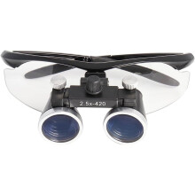 Head Mounted Magnifier with Adjustable LED Headlight and Comfort Fit Headband for Surgery Dentistry