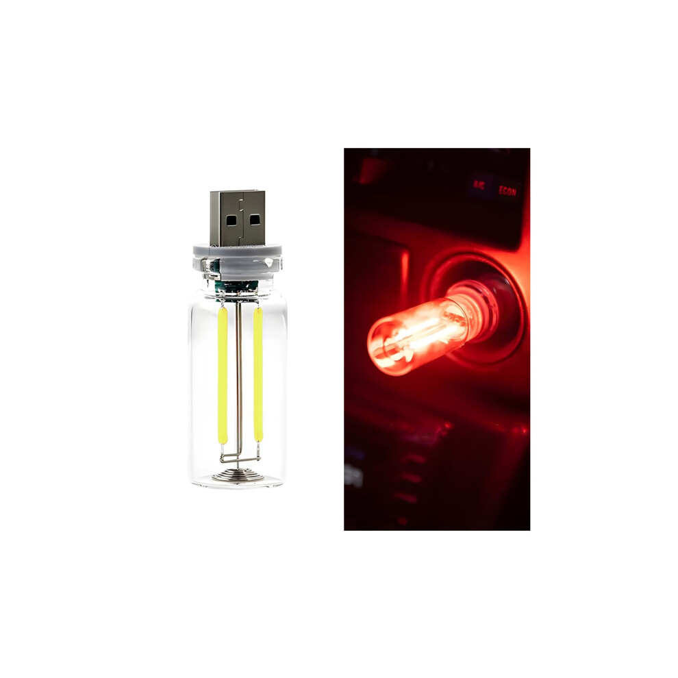 Car Led Ambient Usb Interior Lamp Plug And Play Soft Glow For Suv Sedan Truck Light/Red 9113335652859