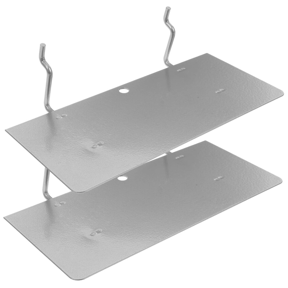 Heavy Duty Pegboard Shelf Brackets For Garage Storage Shelves, Iron Wall Mounted Spacesaving Design 9174973375418