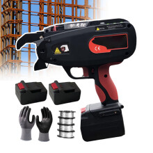 Automatic Rebar Tying Machine 445mm Cordless Wire Twister Tool with Long Battery Life and Kit